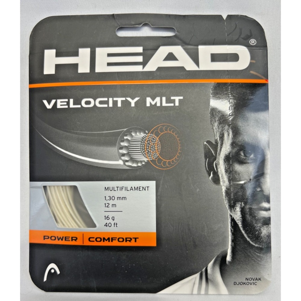 HEAD Velocity MLT Tennis String Natural Taiwan 1.30mm 40ft Power Comfort NEW
